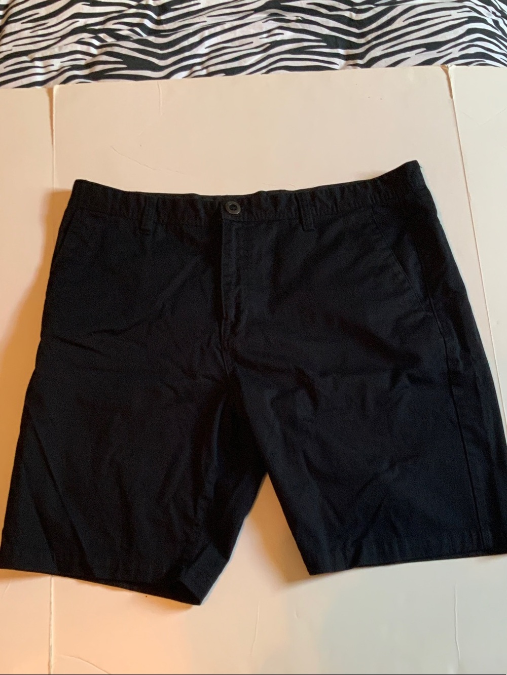 Volcom Men's Black Flat-Front Casual Shorts